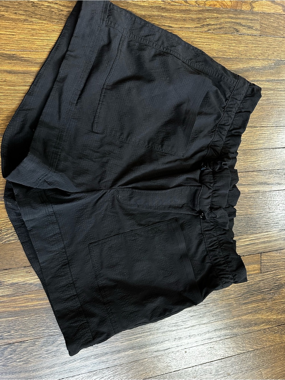 Athleta Black Athletic Shorts with Elastic Waist‎